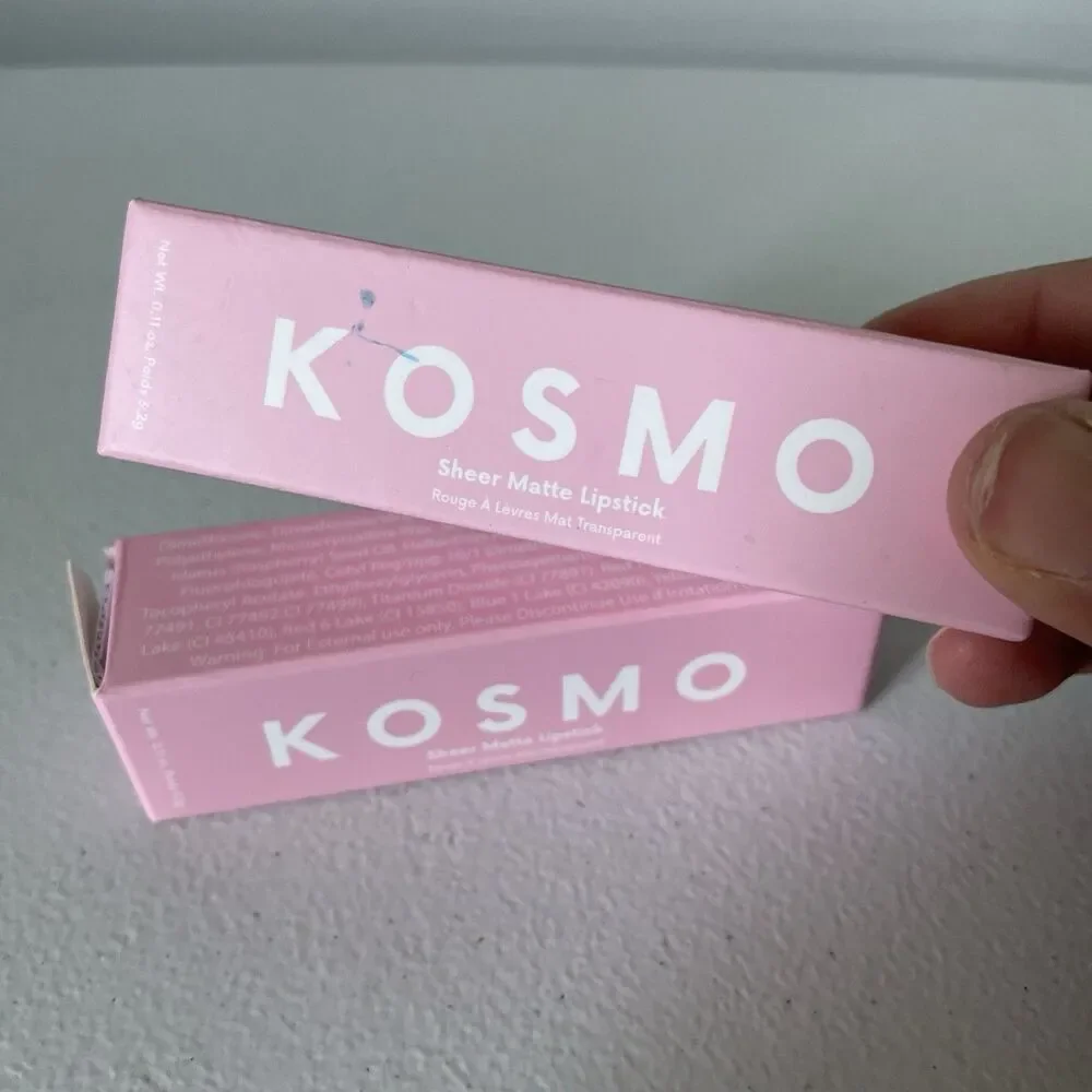 Kosmo Sheer Matte Lipstick Vegan Cruelty Free Moody & Alter Ego Colors Set of 2